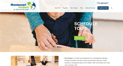 Desktop Screenshot of montessoriacademysharonsprings.com